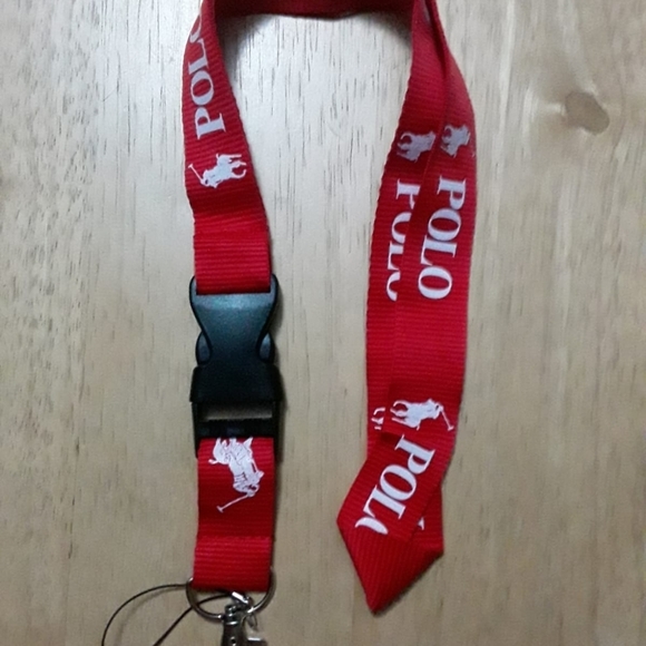 Polo By Ralph Lauren Red One Size Lanyard - Picture 7 of 7